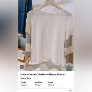 Lightweight Long Sleeve colorblock top